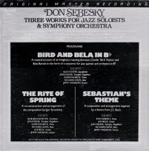 Don Sebesky, Three Works For Jazz Soloists & Symphony Orchestra